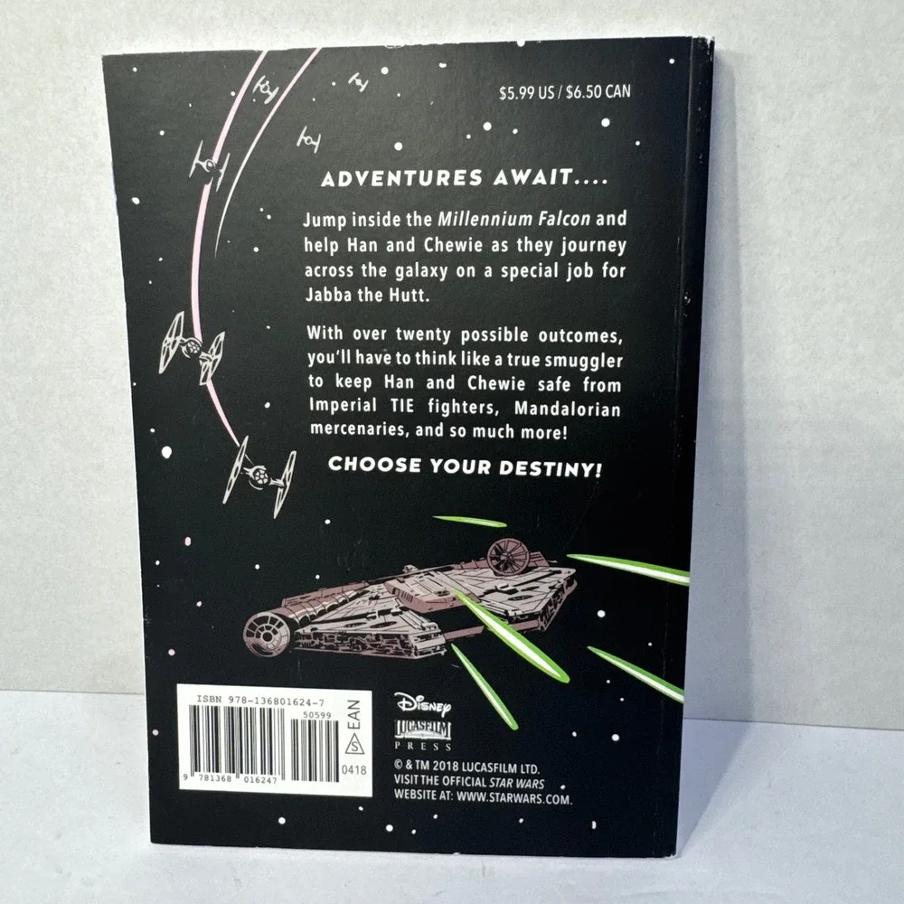Star Wars Choose Your Destiny: A Han & Chewie‎ Adventure Kids Book 2018 Disney